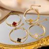 Persönlichkeit Light‑Luxury Vierblättriges Kleeblatt Damen Armband, Anlaufgeschützter Vielseitiger Temperament Schmuck