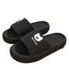 New Eva Cool Slippers Men's Thick Bottom Wear-resistant Bathroom Home Home Outdoor Couple Slippers Summer