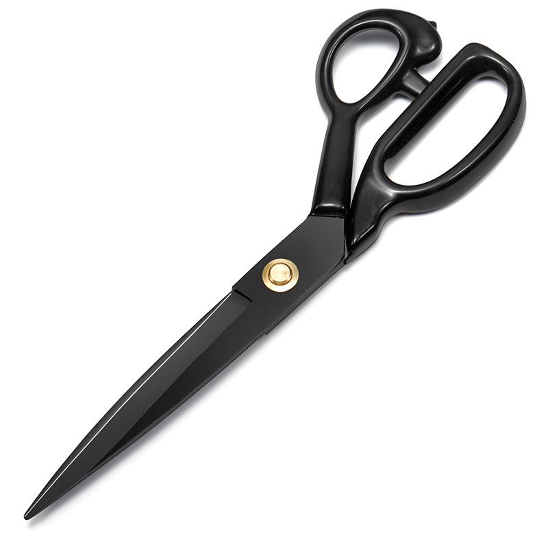Tailor scissors Multi-size black tailor scissors Stainless steel fabric scissors, tailor scissors