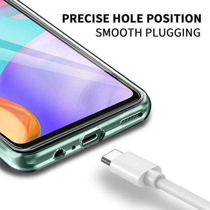 Coque pour Samsung A52 4G/5G Protection Renforcée Haute Qualité Silicone Transparente