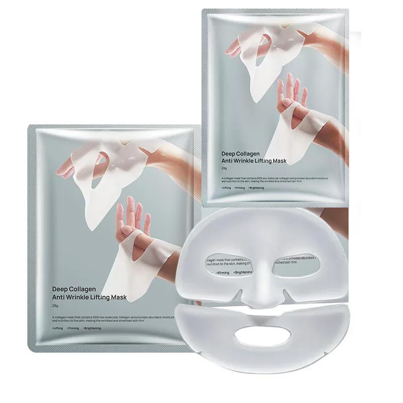 Tiefe Kollagen Anti-Falten Lifting Maske Kollagen Gesichtsmaske Über Nacht, Tiefe Kollagenmaske zum Liften, Straffen, Feuchtigkeitsspenden