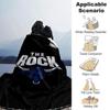 1pc THE ROCK Soft Flannel All Season Throw for Home, Office, Outdoor UseDurable Comfort Soft Warm Throw for Home