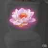 Glow-In-The-Dark Toilet Sticker Lotus Wall Sticker Self-Adhesive Removable Sticker Bathroom Decal Car Sticker Home Decor
