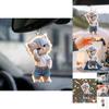 Adorable Acrylic Cat Car Hanging Decoration For Home And Backpack Accessories