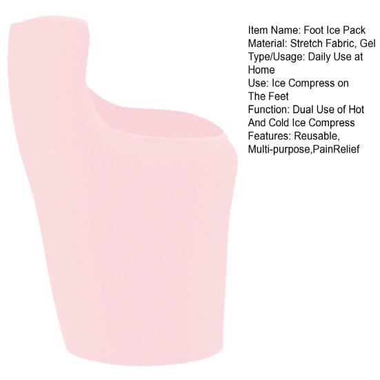 Foot Toe Ice Pack Wrap Reusable Bunion Surgery Plantar Fasciitis Hallux Valgus Swelling Injuries Pain Relief Gel Hot Cold Compress Therapy Pack