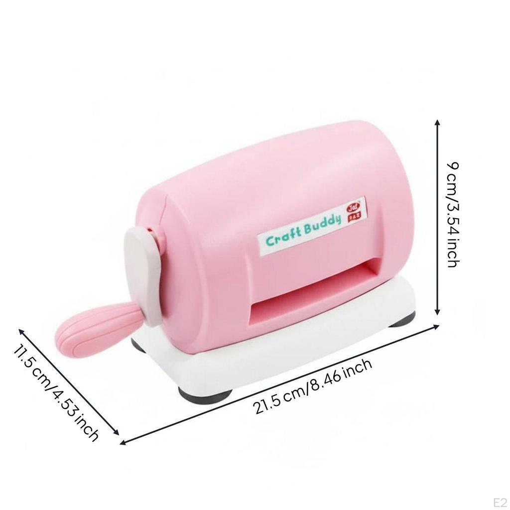 Manual Die Cutting Machine DIY Hand Crank Craft Cutter Creative Embossing for Crafters,