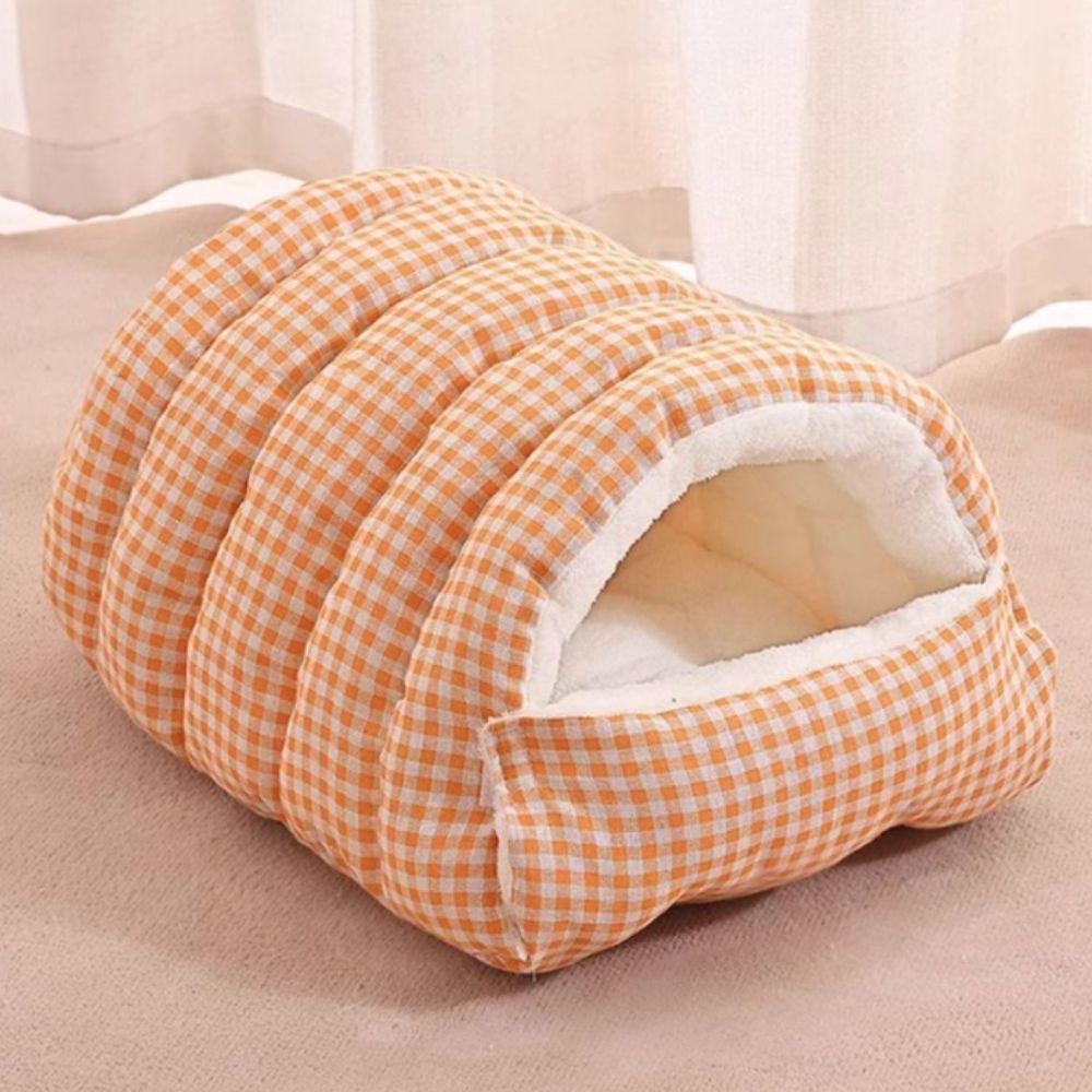 Warm Semi-sealed Pet Bed Plush Cat Cotton Nest Universal Winter Cat Bed Pet Supplies
