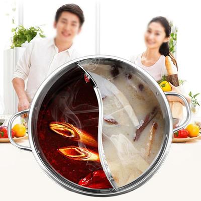 Hot Pot Compatible Pot Cooker Cooking Cookware Double Gas Stove Hotpot