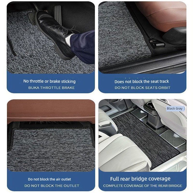 25 Types of Denza D9 Dmi Special Floor Mats, Byd Xia Ev Floor Mats, Environmentally Friendly Wire Loop Car Floor Mats, Upper Layer Carpet