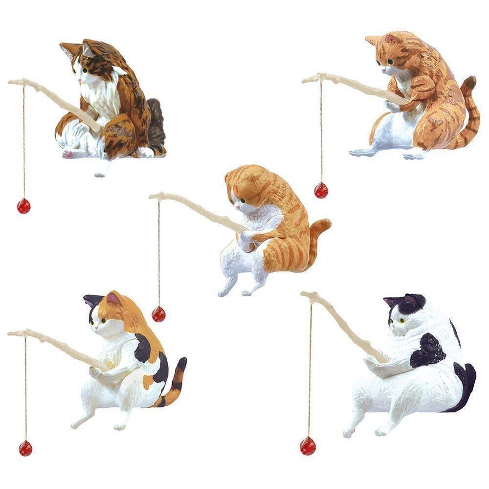 Aquascape Decorative Fishing Kittens DIY Cat Fishing Ornament New Fishing Cat Ornaments  Car