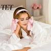Soft Curling Band No Heat Hair with Comb, Adjustable Drawstring Curler Styling Tool Headband, Women Overnight for Long Thick Silk