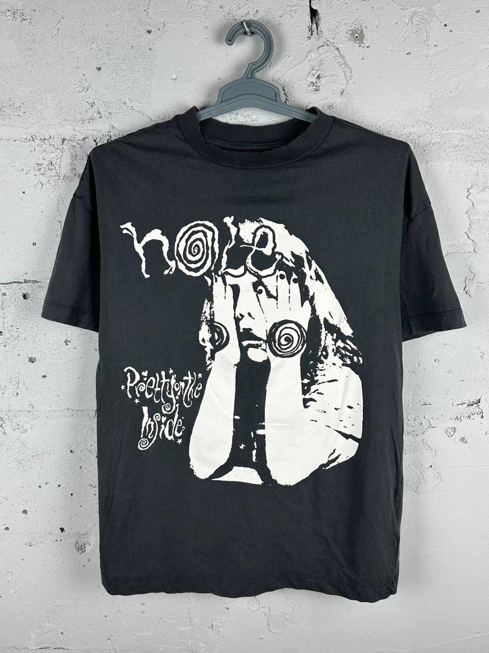 HOLE BAND Faded Punk T Shirt Size L Unisex T-Shirt XXL