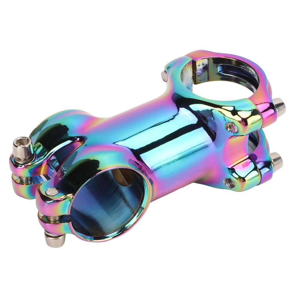 Lenker Vorbau Aluminiumlegierung CNC Dazzle Farbe Verstellbar Plus Oder Minus 7 Grad Fahrradvorbau für Mountain Road Bike