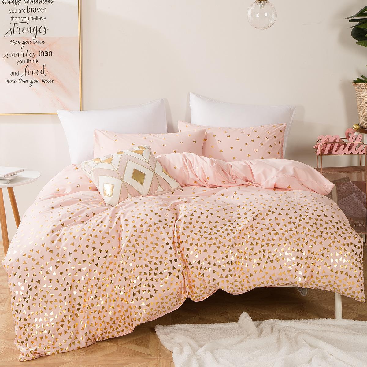 

Animal Leopard Duvet Cover Cheetah Print Bedding Set Cotton Soft Quilt Cover Gold Comforter Cover Duvet Cover Pillowcases 90X200cm 2PCS