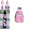 Adorable Unicorn Print Children's Bag 2024 New Style Large Capacity Backpack For Girls