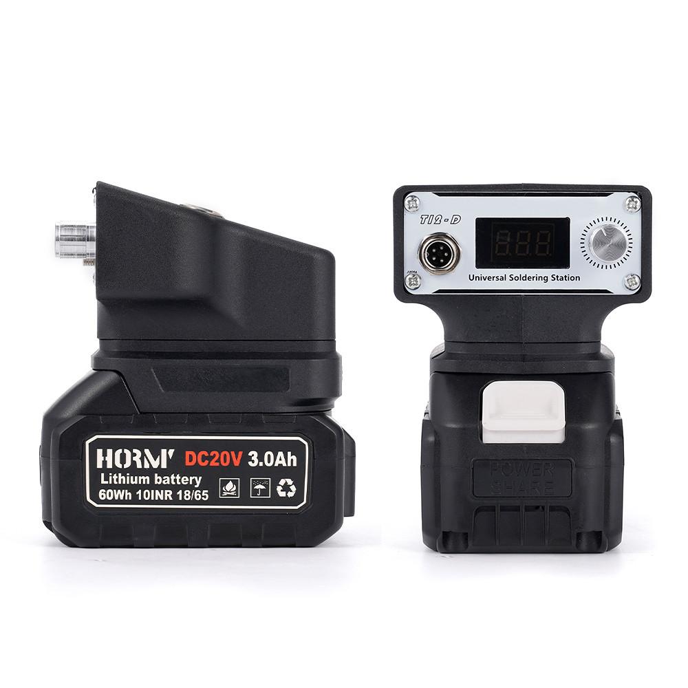 70W T12 Wireless Portable Resistance Welder Station Digital Display Electric Welding Soldering Iron IC Repair Solder Tool