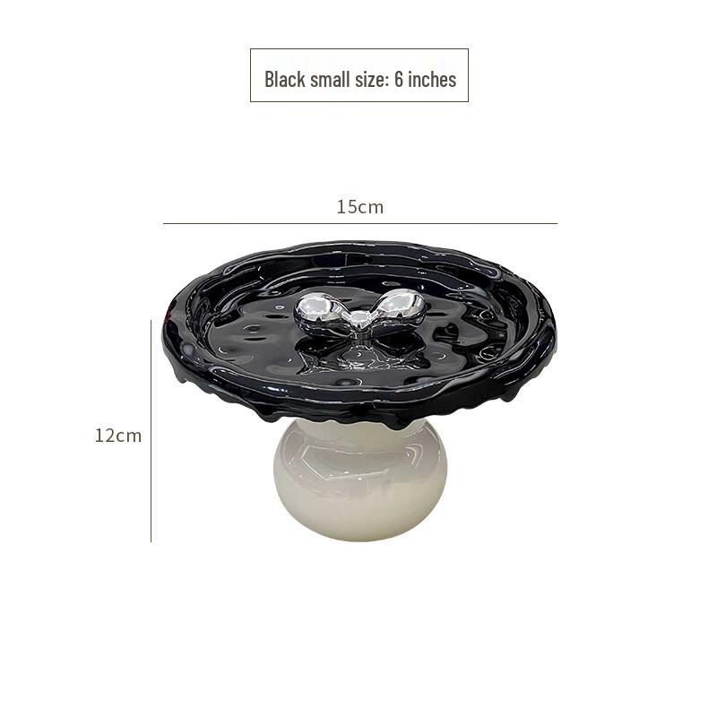 Qianxing Ceramic Butterfly Mushroom Dessert/Fruit Plate Set