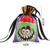 Bulk Halloween Candy Bags Pumpkin Drawstring Snack Bags Small Trick or Treat Favors for Kids Classroom Party Supplies