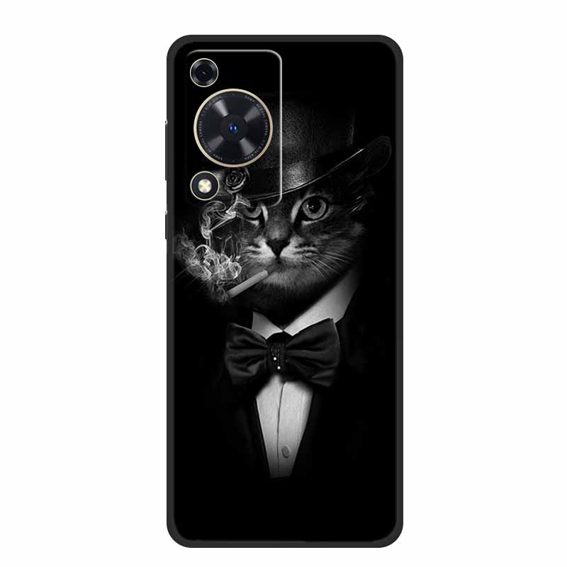 For Huawei Nova Y72s Phone Case Y 72 s Coque Black Silicone Soft Back Cover Case For Huawei Nova Y72 Y63 Case Y 63 Funda Shell