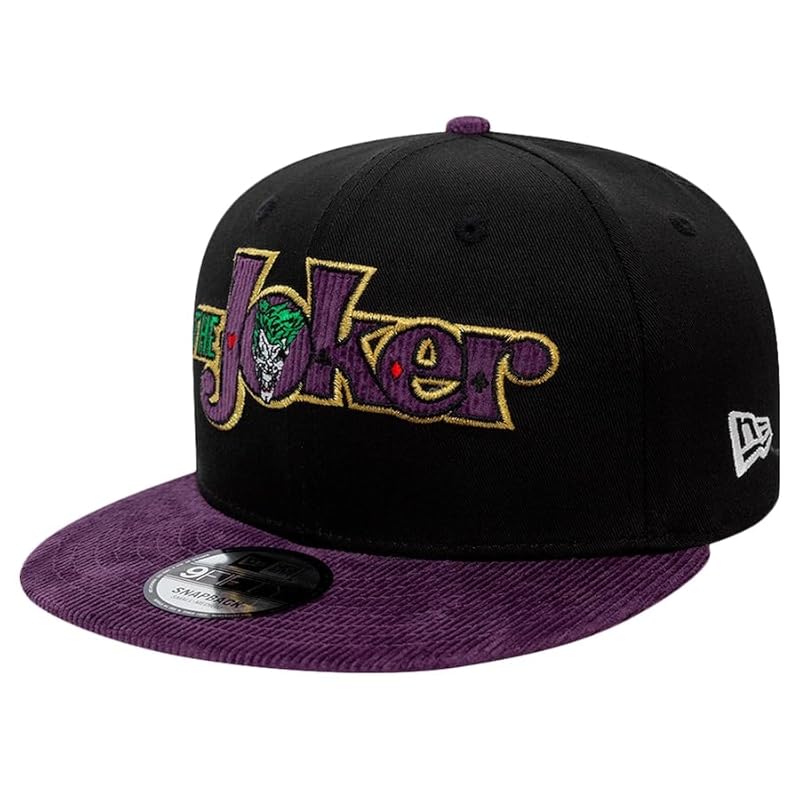 

[New Era] cap 9FIFTY snapback dc comics joker SCRIPT SNAPBACK CAP BLACK DC COMICS JOKER 950 character American comics [product]