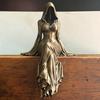 Resin Goddess Statue for Desk 3D Printed Reaper Figurine Ornaments, Dark Style Sculpture, Unique Aesthetic Decor Gothic Faceless Desktop Bookshelf