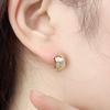 [Bijouholic] Silver 925 Water Drop Volume Earrings