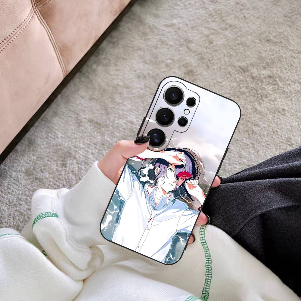 Anime Chainsaw Man Comics Phone Case For Samsung S 24 Fe 25 Ultra Plus 20 Lite 21 30 22 23 24 22 Ultra 5G Fundas