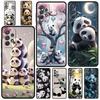 Baby Panda Phone Case for Samsung Galaxy A55 A35 A15 A14 A13 A25 A54 A51 A71 A72 A73 A32 A52 A41 5G Soft TPU Shell Fundas Capas