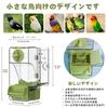 Bird Bird Food Cage Parakeet Automatic Bird Small House Sitting Feeder, Feeder, Mounted, Feeder, Feeder, Birds, Sparrows, Feeding, (Green)