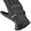 KOMINE Leather Winter Short Gloves for Motorcycles Z Series Black L GK-850 -
