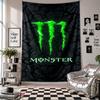 Wall TapestryMonster Energy Art Hanging Cloth Decorative Background Cover for Room Decoration