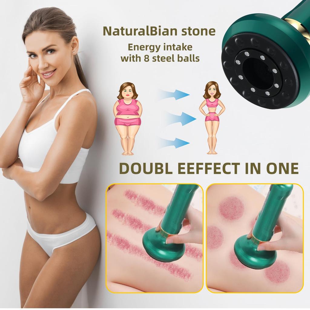 Handheld Cellulite Massager Cupping Kit 12 Suction Modes Rechargeable For Massage Therapy Body Slimming Pain Relief