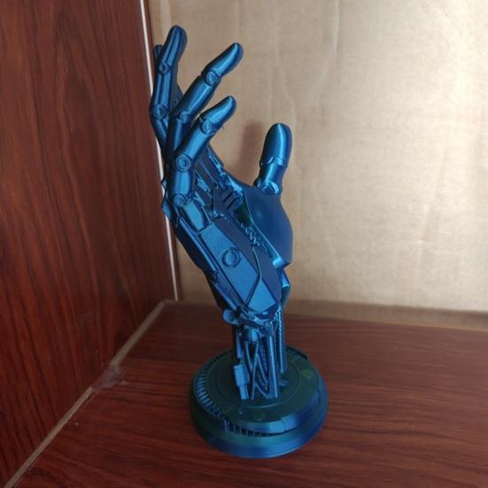 Game Controller Holder Stand 3D Printed Universal Gaming Headphone Controller Stand Mechanical Hand Statue