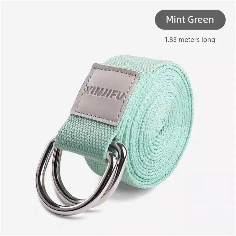 

Iyengar Polyester Cotton Inelastic 2.5M Leggings Yoga Rope 1.83m Mint Green