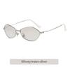 Metal Diamond-shaped Frame UV400 Sunglasses Unisex INS Style Anti-ultraviolet Daily Sun Glasses Fashion Wear Take