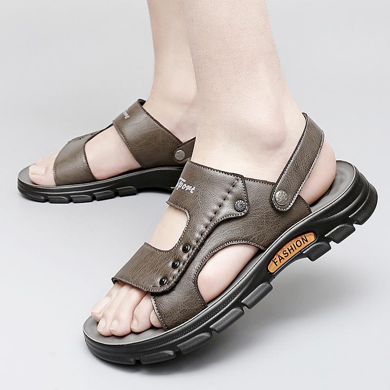 Trendy Brand Men's Beach Sandals Men's Fashion Casual Shoes Outdoor Men's Camping Sandals Anti Slip Men's Summer Hiking Shoes