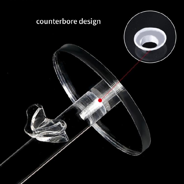 Elegant Acrylic Eyeglass Display Shelf Eyeglass Storage Solution Multilayered Display Organizers for Home or Store Use
