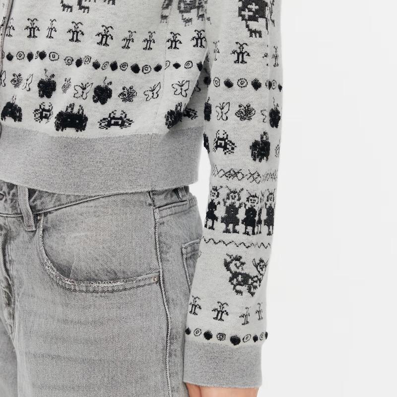 JNBY 2024 Autumn Wool Knit Cardigan