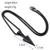 1pc Punk Style Arrow Shaped Pendant Necklace, Birthday Gift For Boyfriend, Suitable For Daily Wear