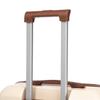14"/19"/24"/28" 4-Piece ABS Spinner Luggage Set - Side Handles, Hanging Hook & Protective Feet - Combination Lock & Cosmetic Bag (Beige)