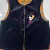 Elegant Black Velvet Double-Sided Shawl Vest for Women - Spring & Autumn Chinese National Style