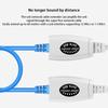 60m USB prodlužovací prodlužovací adaptér Dvoucestný přenosový signálový zesilovač USB Rj45 síťový kabel