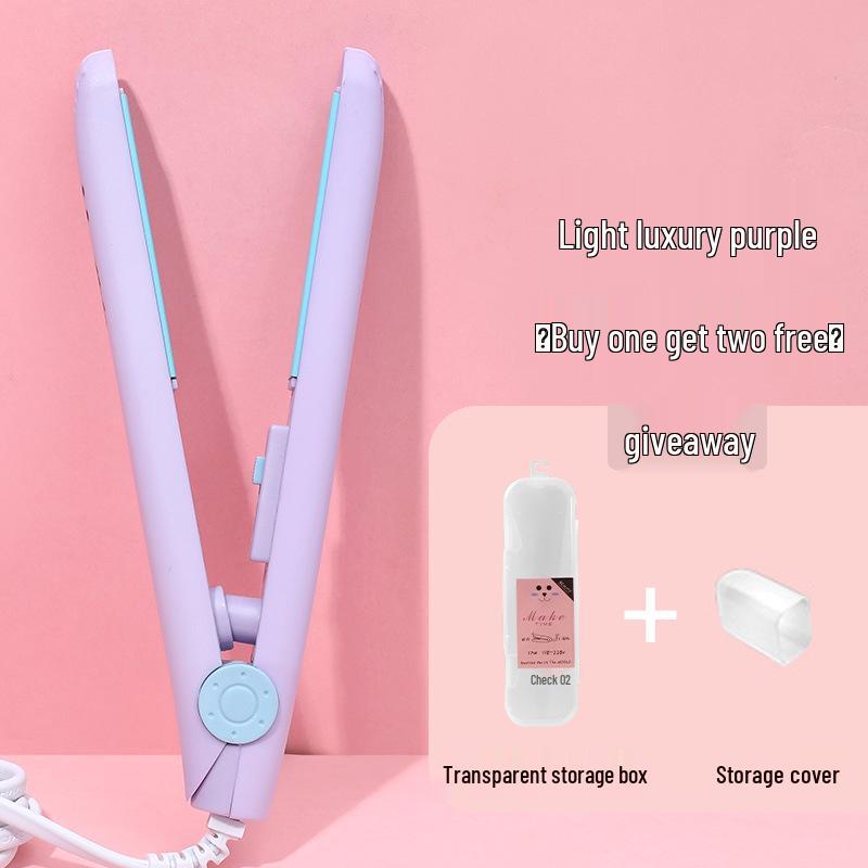 

Мини-стайлер для волос двойного действия: Портативный выпрямитель и плойка для женщин