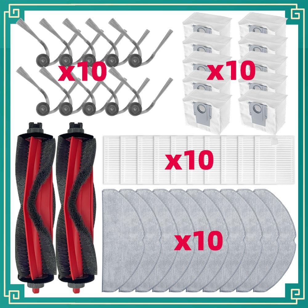Fit For Roborock Q7 M5 / Q7 M5+ / Q7 L5 / Q7 L5+ / Q7 TF / Q7 TF+ / Q7B / Q7T+ Parts Main Side Brush Filter Mop Cloth Dust Bag