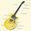 Electric Guitar Professional Solid Wood Guitar Stringed Musical Instrument Poplar Body Hard Maple
