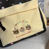 Cartoon Embroidered Student Schoolbag Girls Large Capacity Backpack