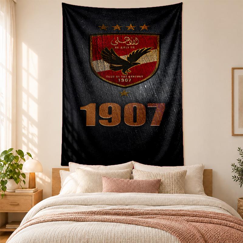 Al Ahly FC Tapestry highquality for decorating living room bedroom dorm walls ideal as bedroom wallart orholiday gift