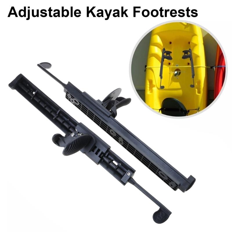 Kayaks Foot Peg Brace Canoes Kayaks Footrest Adjustable Kayaks Pedal Foot Brace Foot Controlling Systems for Boats Kayaks