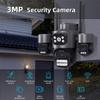 9MP HD Outdoor Wireless WiFi Security Camera with Triple-Lens System