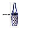 1pcs Water Bottle Bag Crochet Mesh Cup Holder Water Bottle Purse For Camping Hiking Picnic Travel Running Walking Beach Park
